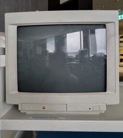 Equipment - Computer, monitor and keyboard, Apple IIe Computer c1983