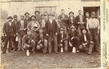 Photograph, R. Millist, Hanlon Consols Mine Rokewood, 1901