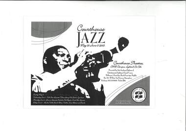 Poster, Courthouse Jazz