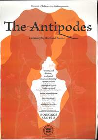 Poster - Advertisment, University of Ballarat, The Antipodes, 1 : 2007  .2: 2008