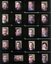 Scan of 35mm slides each showing a student or staff face pressed against glass.