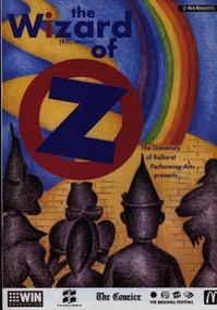 Document - Document - Programme, University of Ballarat: Performing Arts Students; "The Wizard of Oz", 1996