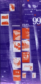 Document - Document - Poster, University of Ballarat: Ballarat Academy of Performing Arts presents Season 99, (1999)