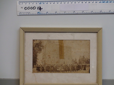 Framed photograph, Ballarat College 19 October 1877