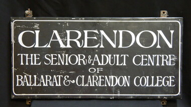 Honour board, Ballarat & Clarendon College Senior School