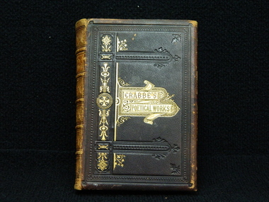 Book, The poetical works of George Crabbe, Prior to the book prize presented on Christmas, 1884