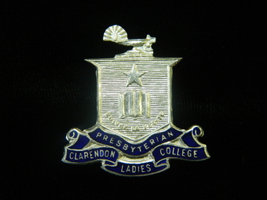 Badge, Clarendon Presbyterian Ladies College Lapel badge