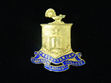 Badge, Clarendon Presbyterian Ladies College badge
