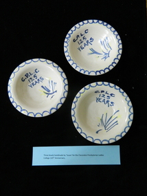 Hand painted pottery