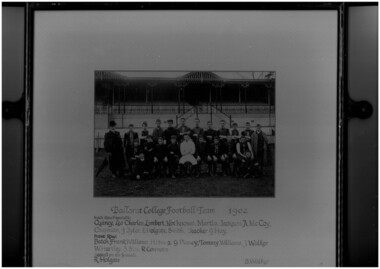 Photograph, Ballarat College Football Team 1902