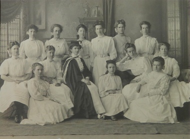 Framed photograph, c1907