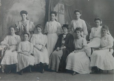 Framed photograph, c1907