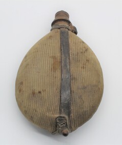 Water Bottle, 1916 to leather strap
