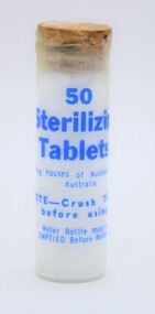 Bottle-Tablet. 50 Thio. Tablets, Bottle, Period. WW2