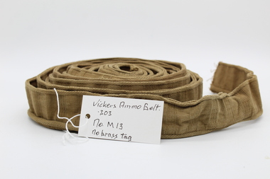Vickers Machine Gun ammunition belt