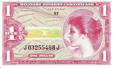 Money, Military Payment Certificates, 1964
