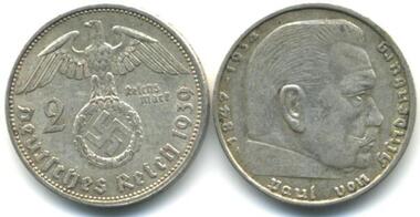 Money, German Reichsmark Coins