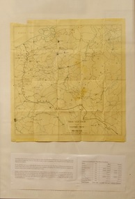 Map, Framed Map of the western front 1914-1918, Map made by G.F.Trudgion R.A.E. circa 1916