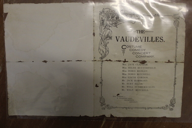 Prograeme, The Vaudevilles Program
