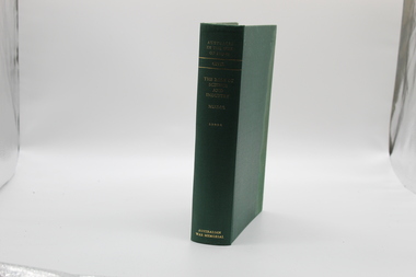 Book, Australia in the war of 1939-1945 CIVIL The role of science and industry. Author D.P. Mellor, First published in 1958