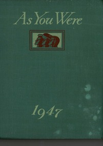 Book, As You Were 1947, 1947