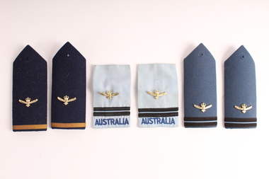 Three sets of RAAF Shoulder Boards