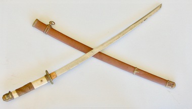 Sword, World War Two Japanese NCO/Officer Sword and Scabbard, 1932 to 1944