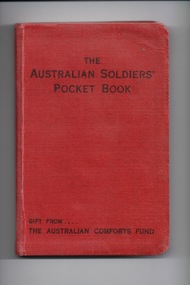 Booklet, The Australian Soldiers' Pocket Book, January 1943