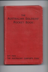 Booklet, The Australian Soldiers' Pocket Book, January 1943