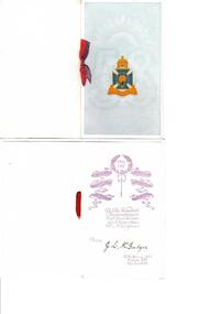Card, Christmas Card, 1916