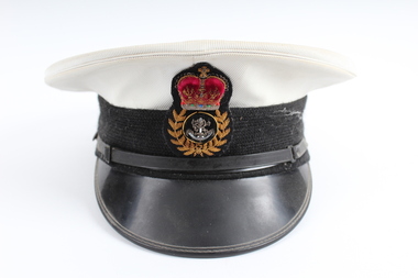 Hat, Australian Governmentb Clothing Factory, Chief Petty Officer Naval Hat, 1979