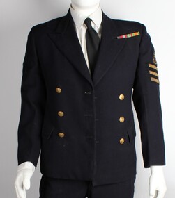 Jacket, Australian Governmentb Clothing Factory, Petty Officer Naval Jacket, 1979