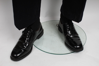 Shoes, Australian Governmentb Clothing Factory, Petty Officer Naval Shoes, 1979