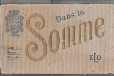Postcards Booklet, Picture Postcard Booklet. Dans La Somme....E L D....Cartes.....Postales......Detachables