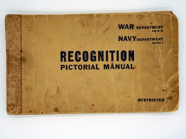 Booklet, Recognition Pictorial Manual