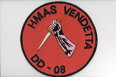 Cloth Badge, HMAS Vendetta