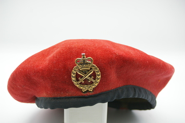 Service Gear, Military Police Beret. Red, 1976