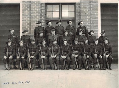 Photograph, Photo of Lara Volunteer Defence Corps, Unknown