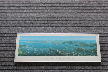 Framed Print of Naval Review,Sydney Harbour, 1st October,1988, Naval Review,Sydney Harbour, 1st October,1988, 12/01/1990
