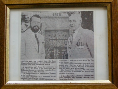 Newspaper Photo, 1980's