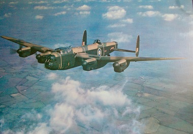Framed Picture Print of a Lancaster Bomber