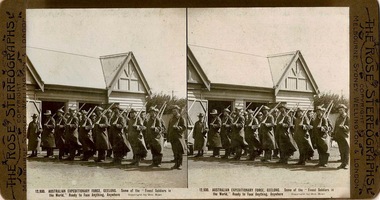 Stereoscopic Photos World War 1 Ballarat, The Rose Stereographs, World War 1