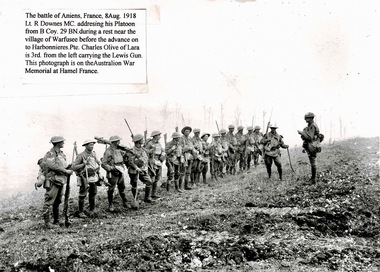 Photo, The Battle of Amiens,France,8Aug,1918