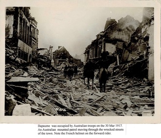 Photograph, Photograph of Bapaume