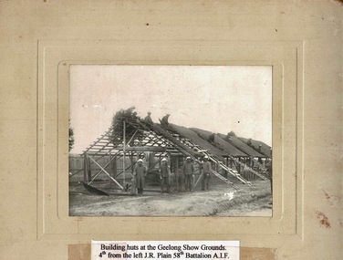 Geelong Show Grounds 58 Battalion, WW1