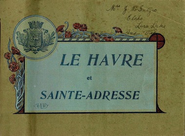Booklet, Le Havre et Sainte-Adresse, circa 1917