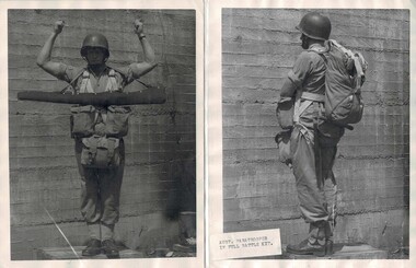 Photographs, Australian Paratrooper in full Battle Kit
