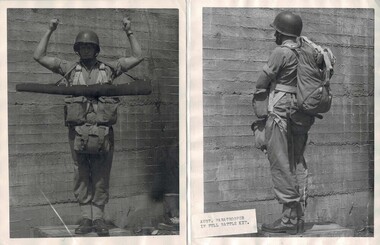 Photographs, Australian Paratrooper in full Battle Kit