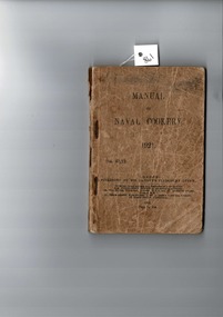 Manual of Naval Cookery 1921, Book Manual of Naval Cookery 1921, Circ 1922