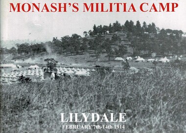 Booklet, Monash's Militia Camp  (Lilydale February 7-14 1914)
